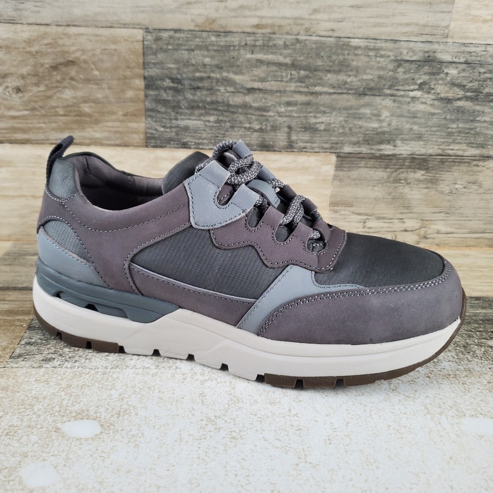 Rockport Works Pulse Tech Womens Work Shoes Sz 6 M Gray Leather Composite Toe